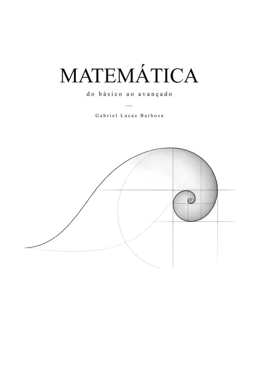 Capa do guia, com o título Matemática, do básico ao avançado