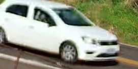 Recorte real de um carro, detectado pelo sistema numa rodovia